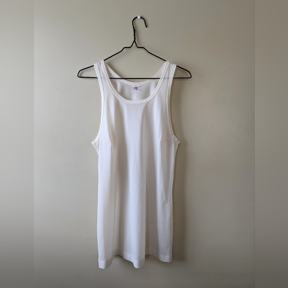 Mesh Tank Top Sheer Nylon Vintage